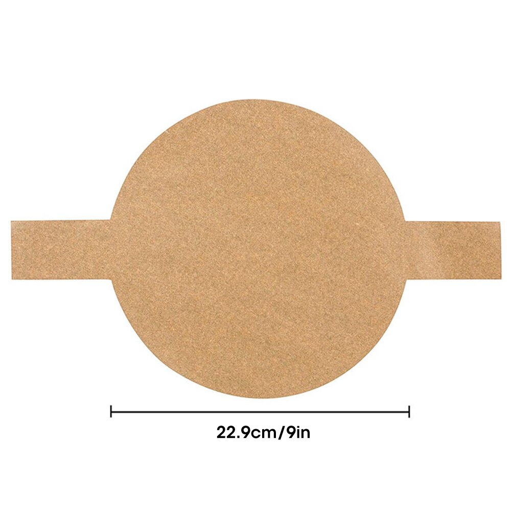 100PCS Parchment Scroll Baking Parchment Sheet Round Cake Pan Lining Unbleached Heat Resistant Not Sticky Cake Tin Liner Baking: 9in