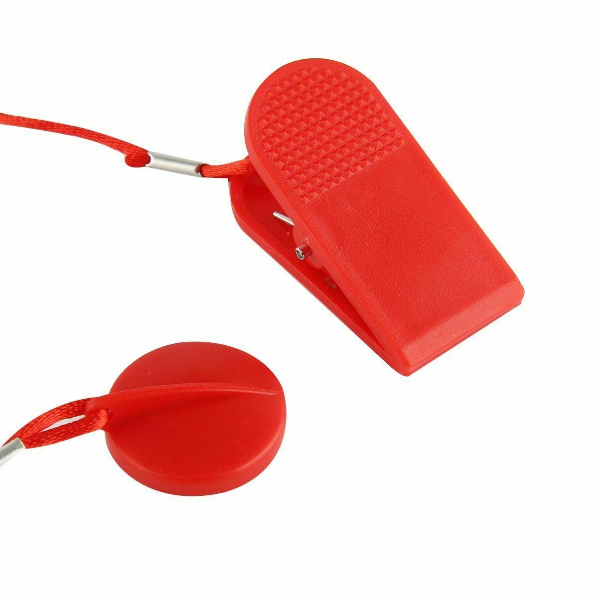 1 szt. Bierznia akcesoria krokowe klucz bezpieczeństwa automatyczna bieżnia bezpieczeństwo magnetyczne okrągły przełącznik mechanizm blokady czerwony