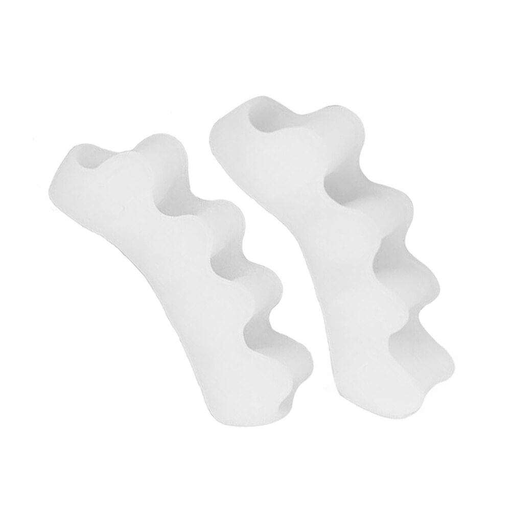2 pcs Toe Separator Overlapping Toes gel silicone Foot Bone Device Nail Tools Foot Care Fingers Protector