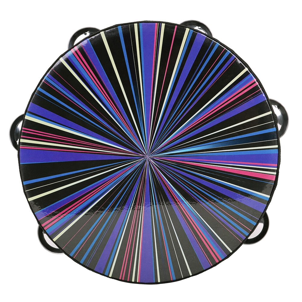 Houten Handtrommel Muziekinstrument Kids Vroege Educatief Speelbal Voor Kids: Silver