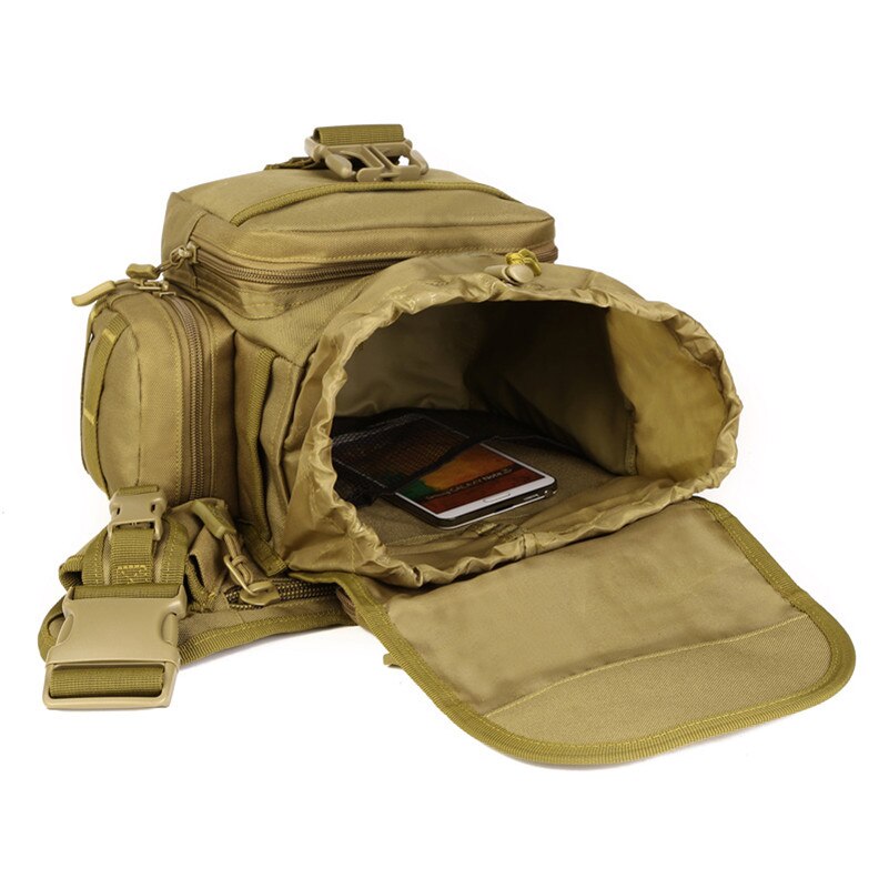 Dslr Camera Tas Leger Geneigd Schoudertas Mannelijke Handtas Toevallige Zadel Camouflage Schoudertassen Nylon Pack D548