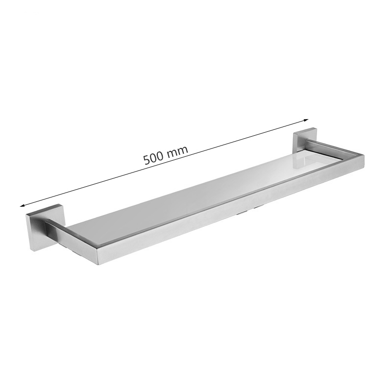 Stainless Steel Bathroom Hardware Kit Brushed Nickel Towel Rack Toilet Paper Holder Towel Bar Hook Bathroom Accessories: Navy Blue