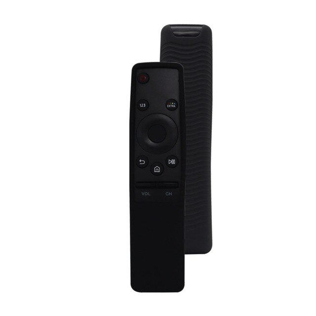 Funda protectora de silicona para mando a distancia de TV inteligente Samsung, cubierta mágica para mando a distancia de 01312H, BN59, 01241A, 01242A, BN59-01312A: Black