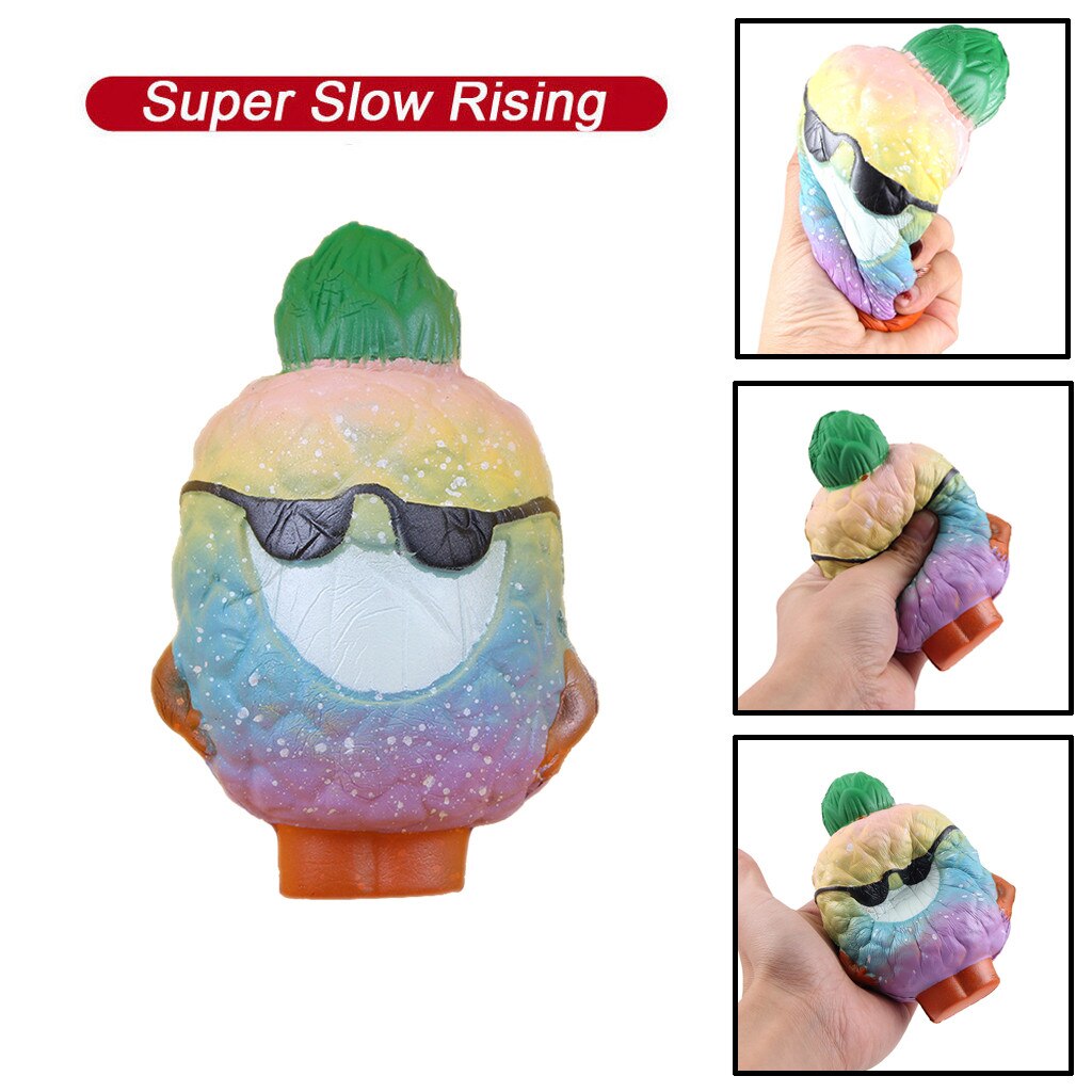 Schattige Squishy Ananas Super Geurende Langzaam Stijgende Squeeze Kawaii Kid Fun Toy Stress Reliever Decor Speelgoed Voor Kid K0315