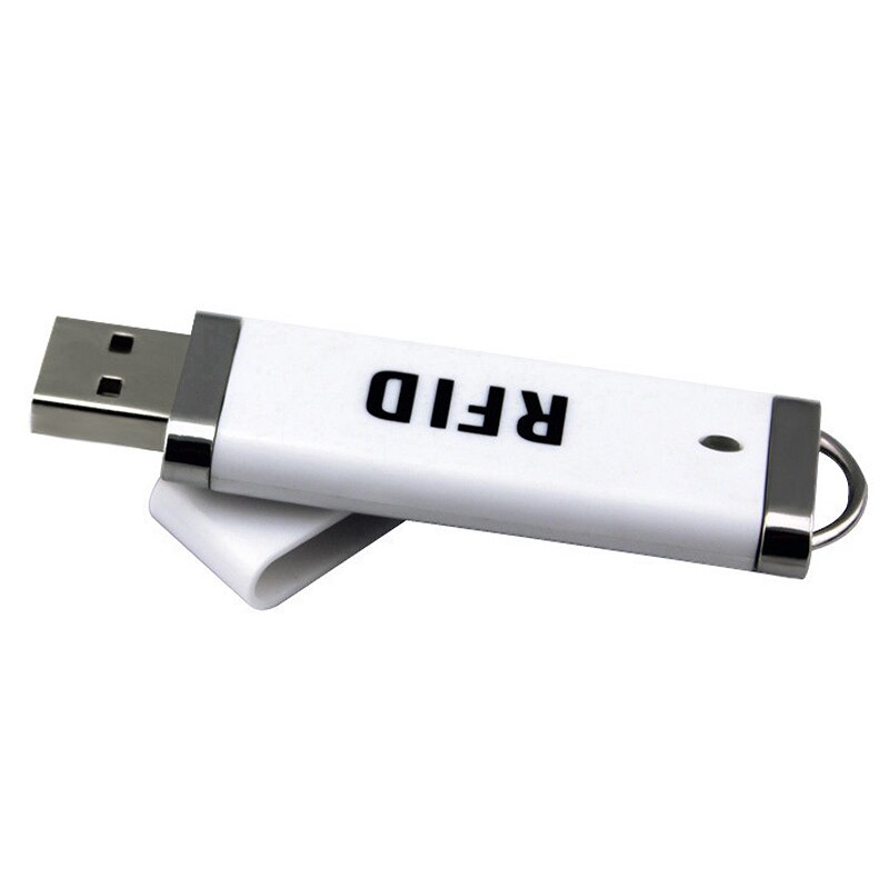 Mini lector de tarjetas de identificación RFID, portátil, USB, 125Khz