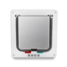 Security Cat Dog Door Control Entrance Exit Pet Door Cat Hole Dog Door Hole Cat Mate 4 Way Locking Glass Fitting Cat Flap