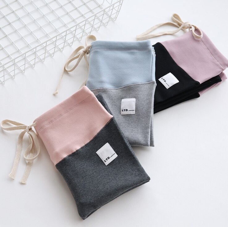 pregnant women autumn and winter Korean leggings trousers belly Slim was thin pencil feet pants pregnancy leggings