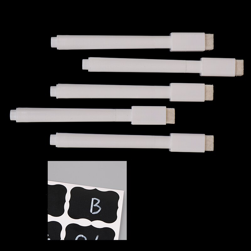 3/5Pcs White Liquid Chalk Pen Marker Glass Windows Blackboard Stickers Liquid Ink Pen Used On Chalkboard Window White Pen