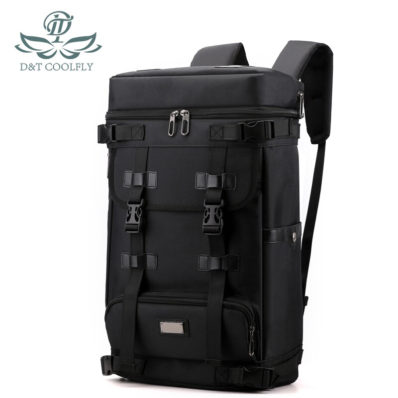 Sac à dos homme femme imperméable grande capacité divers styles noir randonnée voyage sac fermeture éclair polyester sac à dos