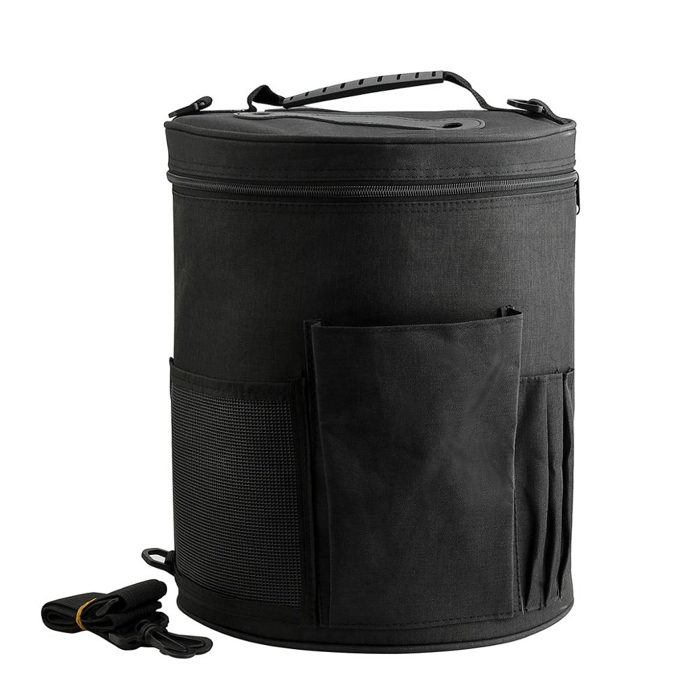 betroffen Tasche Garn Tote Lagerung Tasche für Wolle Häkeln Haken betroffen Nadeln DIY Haushalt Veranstalter NäHenne Werkzeuge Zubehör: Schwarz