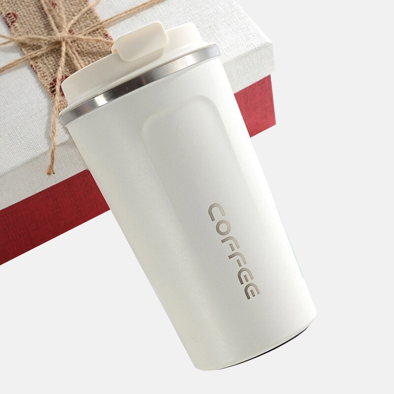 510/380ML Double acier inoxydable Thermos bouteille d'eau tasse à café épaissi voyage Thermo tasse pour Thermos fiole Termo café: 380ml / 1