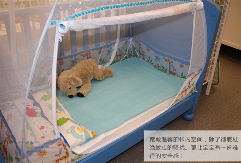 115cm/155cm schattige opvouwbare klamboes met cartoonpatroon voor kinderbed, babybedje, klamboe, tent, buitentent voor kinderen, kamperen