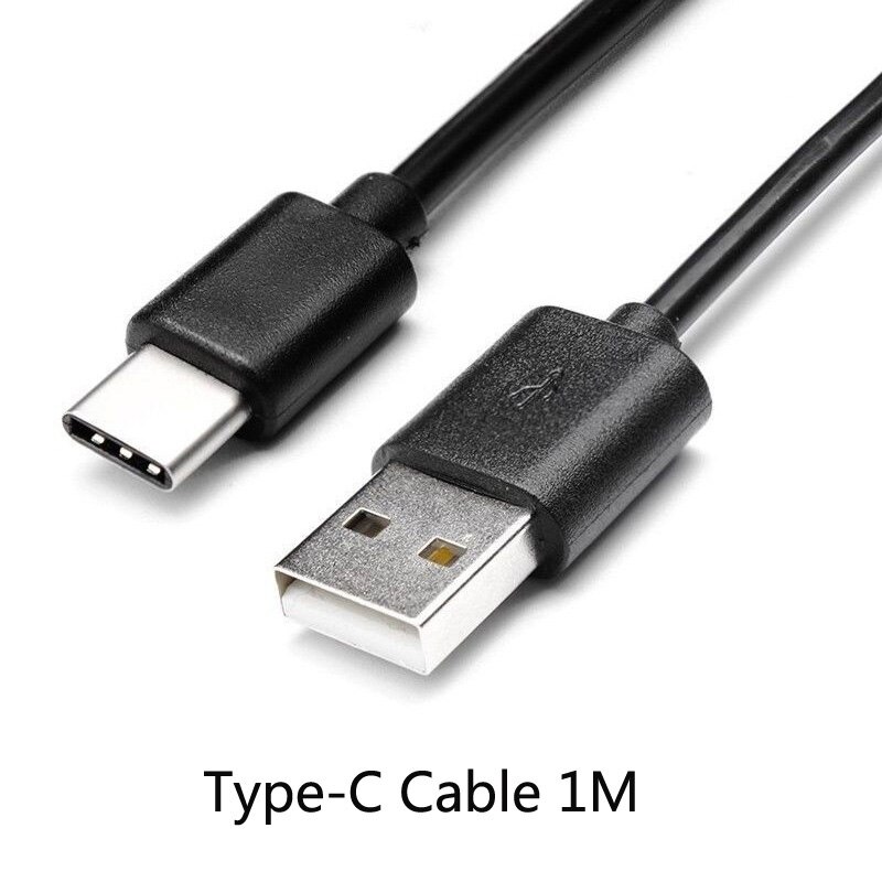 1M Type C Fast Charging USB Charger Cable For Samsung Galaxy S10 S9 S8 PLUS Note 9 8 A5 A7 A9 A8 Star Phone Charger: 1M Cable Black