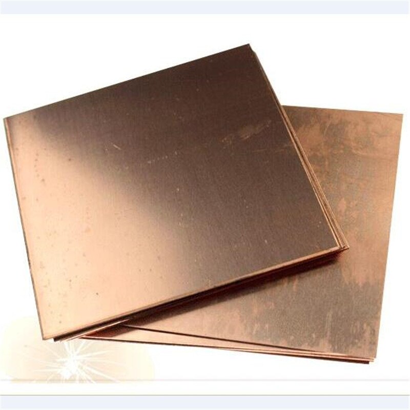 1 pièces 99.9% Pur Cuivre Feuille de Cuivre Tôle Coupe 0.5mm/0.8mm D'épaisseur Outil de Coupe
