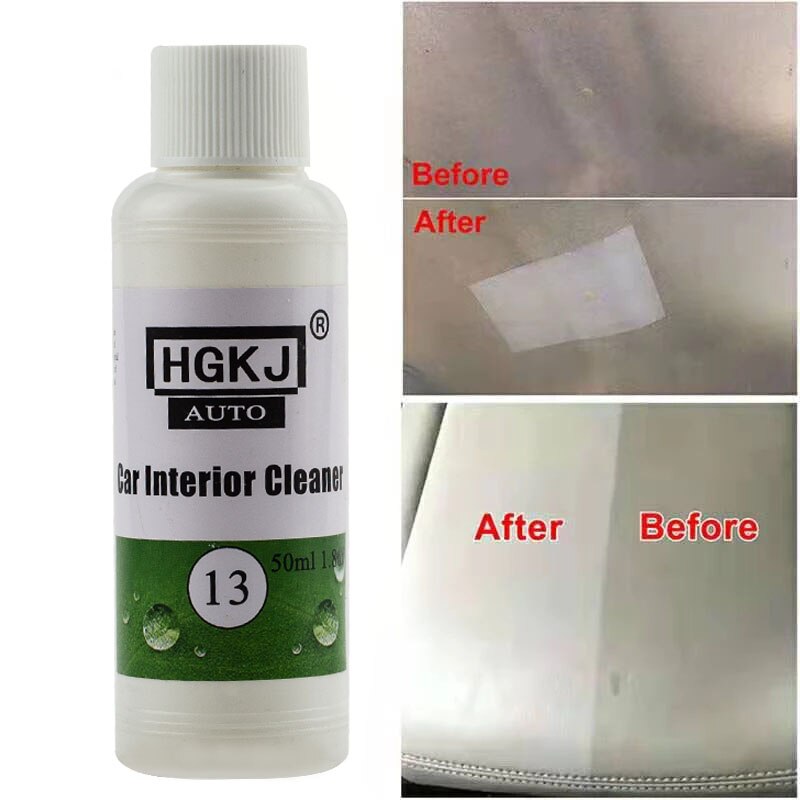 HGKJ-21-50ml Autostoel Interieur Cleaner Auto Schoon Leer Dressing Schuimreiniger Voor Stof Plastic Vinyl Lederen Auto Cleaner