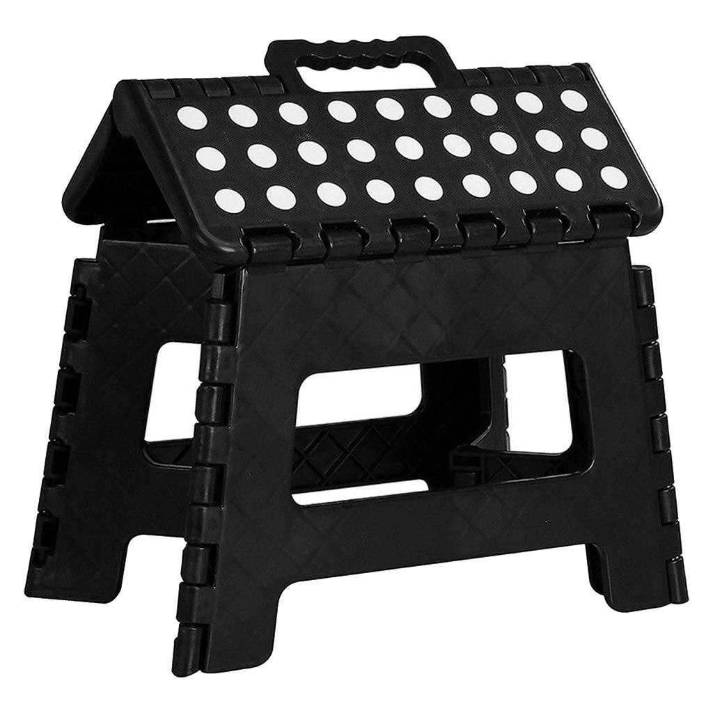 Foldable Step Stool Bench Plastic Adult Collapsible Foot Stool For Outdoor Rest