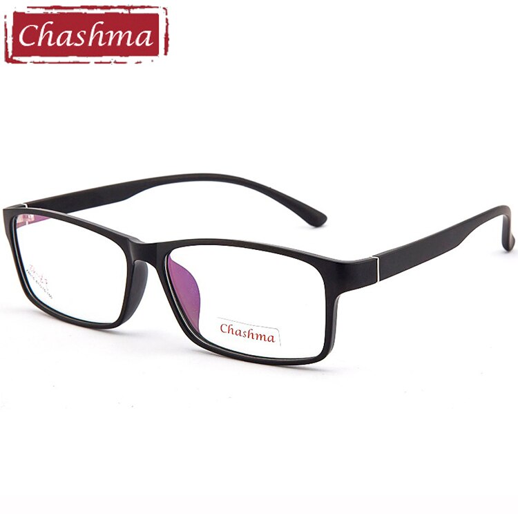 Lunettes optiques pour hommes, monture large, très grande taille, 155mm, 61-15-150: Matte Black