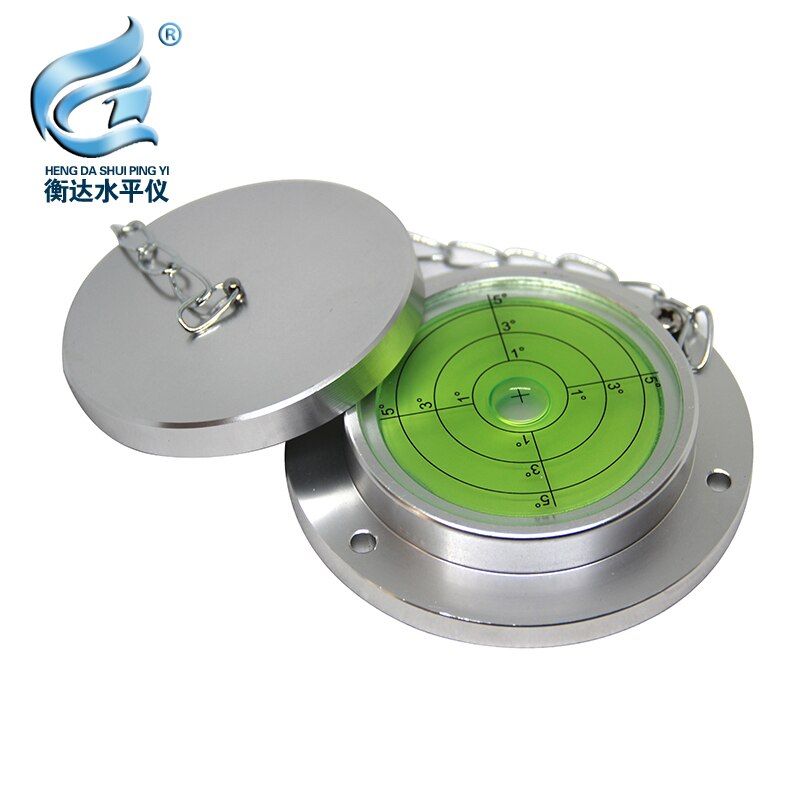 Round Spirit Levels Crane horizontal bubble Level Measuring Instrument Size 100*75*20mm Bubble level for good