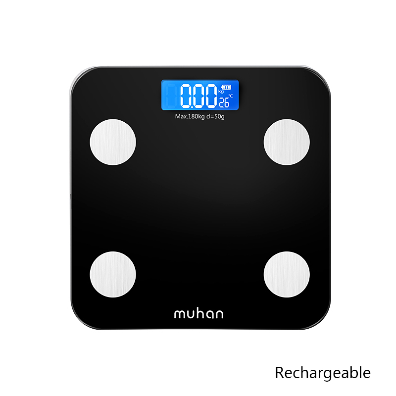 Electronic Weight Scale Bathroom scalesPrecision Weight Scale Weighing tool Weight Scale Household Body Scale весы напольные: B-black