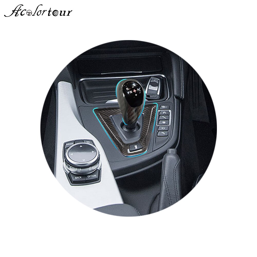 Koolstofvezel Versnellingspook Sticker En Panel Trim M-Sport Stijl Voor Bmw M2 F87 M3 F80 M4 f82 F83 M5 M6 F10 F12 X5M X6M