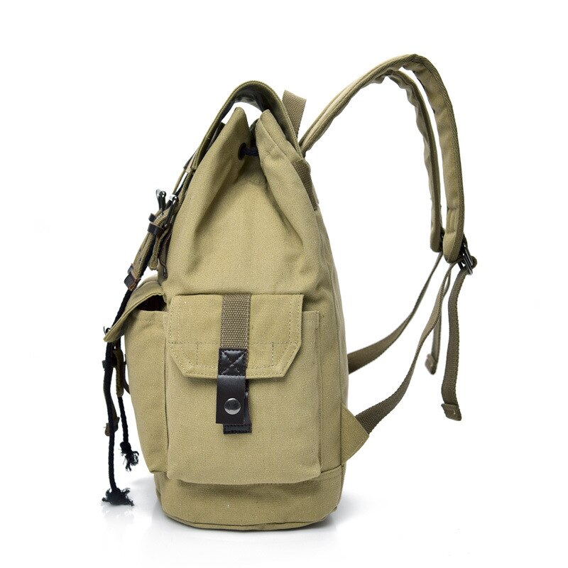 Heren Rugzak Vintage Canvas Rugzakken Schooltas Mannen Reistassen Grote Capaciteit Bagpack Sport Back Pack Boekentas Jongen