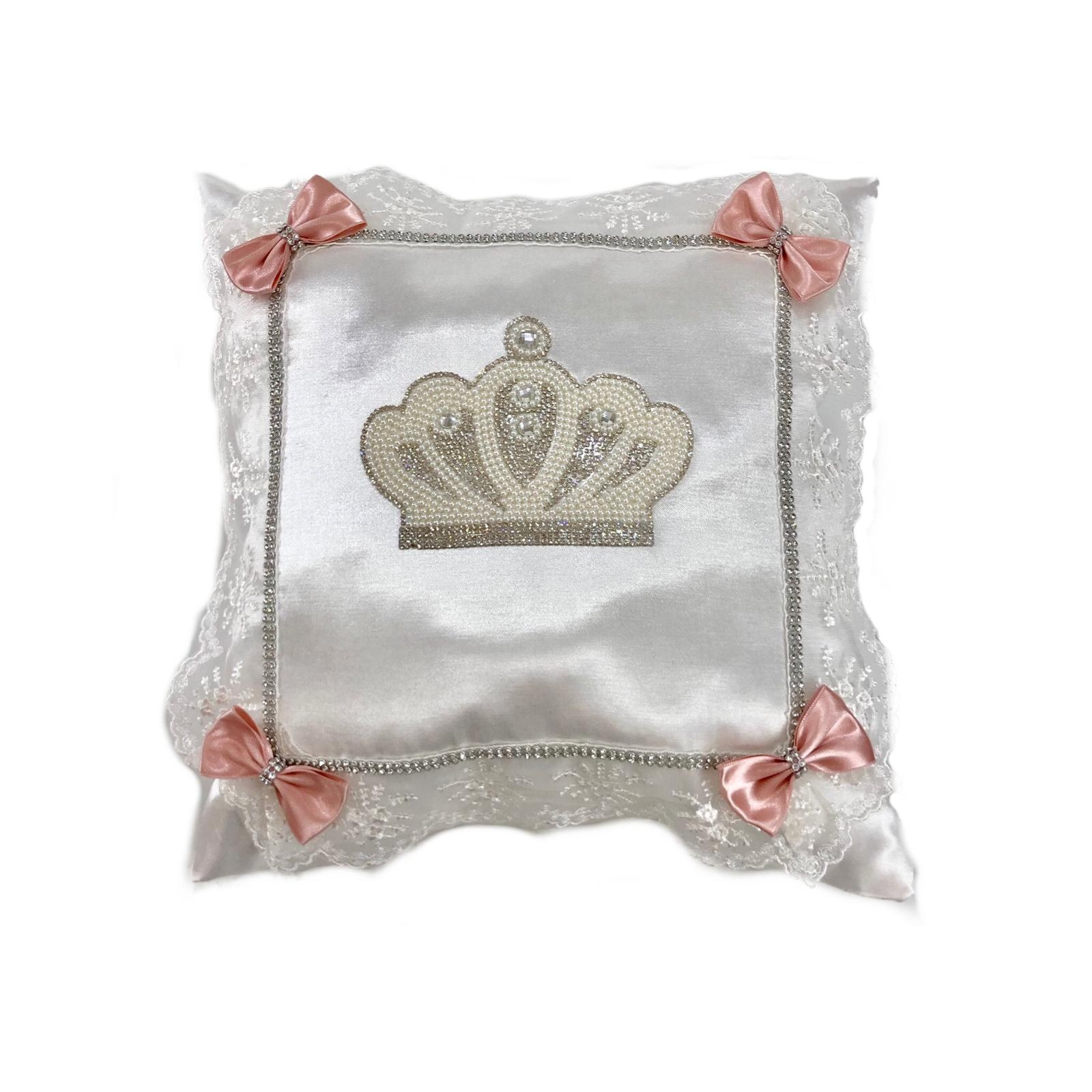 Modern Custom Pillow Luxury Custom Portable Newborn Baby Gold Cushion Jewelry Cushionhigh Qual: SKY BLUE