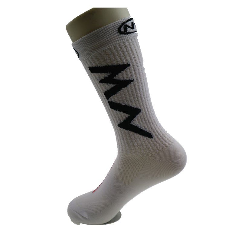 Mens Womens Riding Cycling Socks Bicycle sports socks Breathable Socks Basketball Football Socks Fit for 40-46: Clear