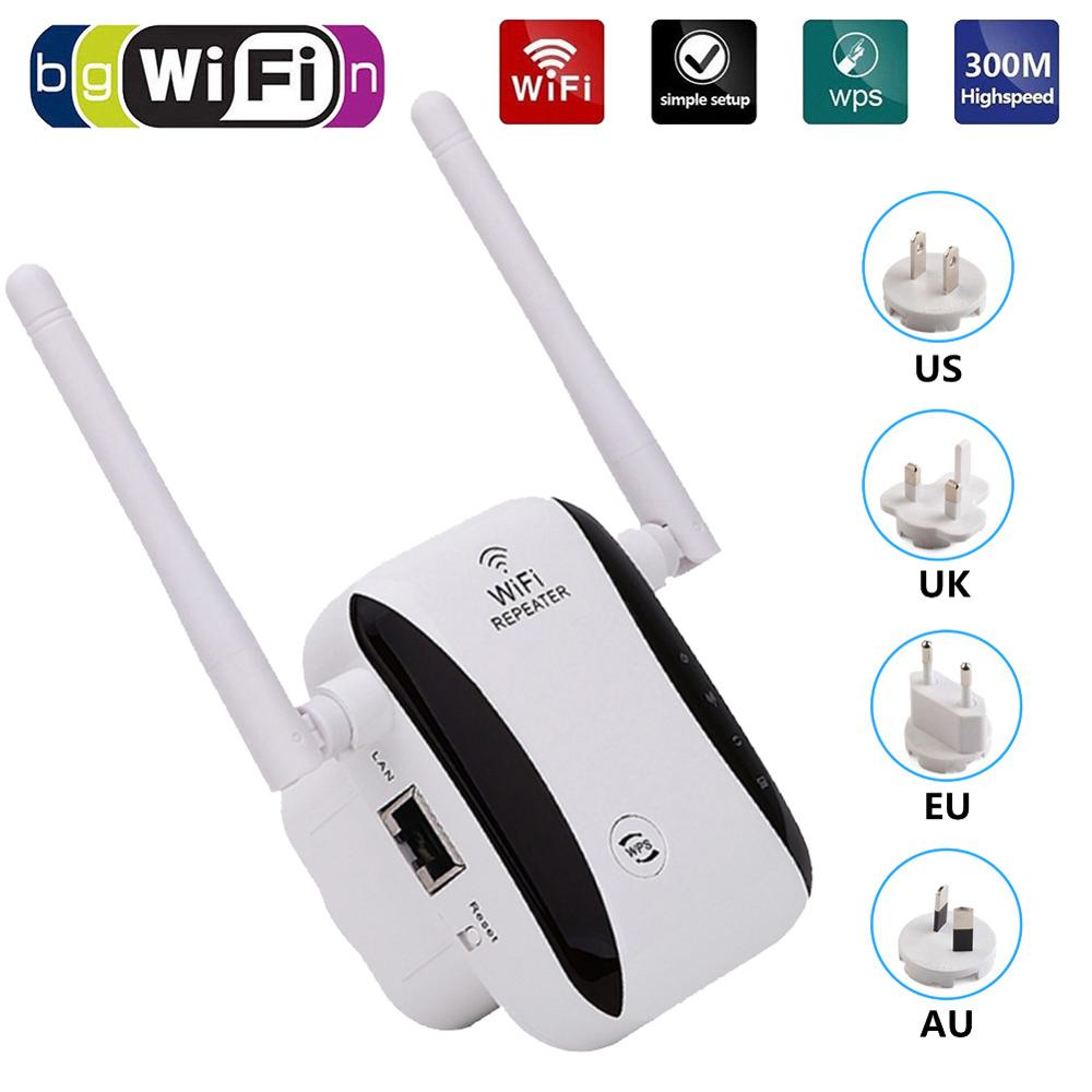 300Mbps Wireless WiFi Repeater 2.4GHz Wifi Extender WiFi Amplifier WiFi Booster Long Range Repeater Wi-fi Repeater Dual Mode