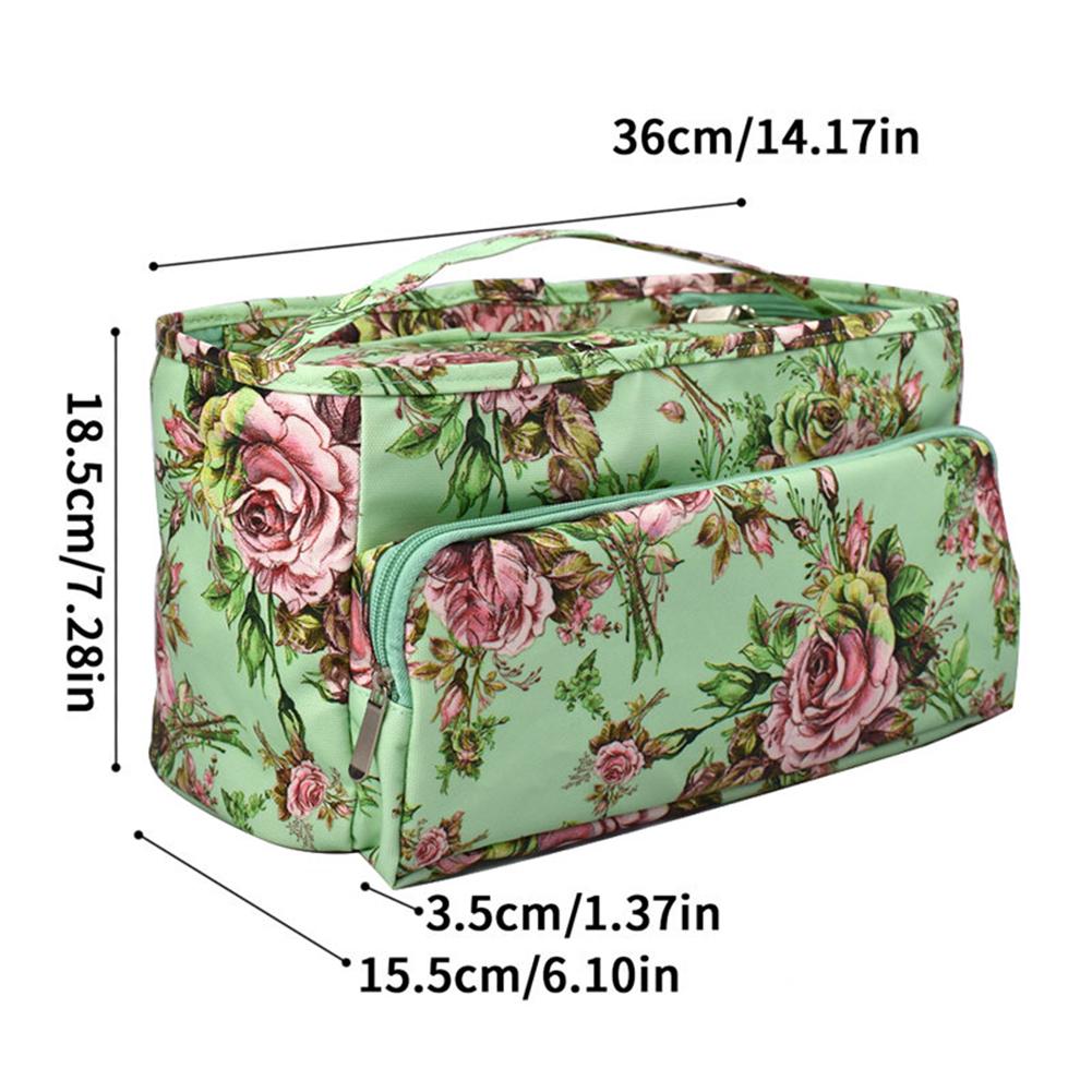 Portable Knitting Bag Wool Yarn Crochet Hooks Storage Bags Sewing Needles Organizer Sewing Knitting Storage Bag Pouch: MULTI