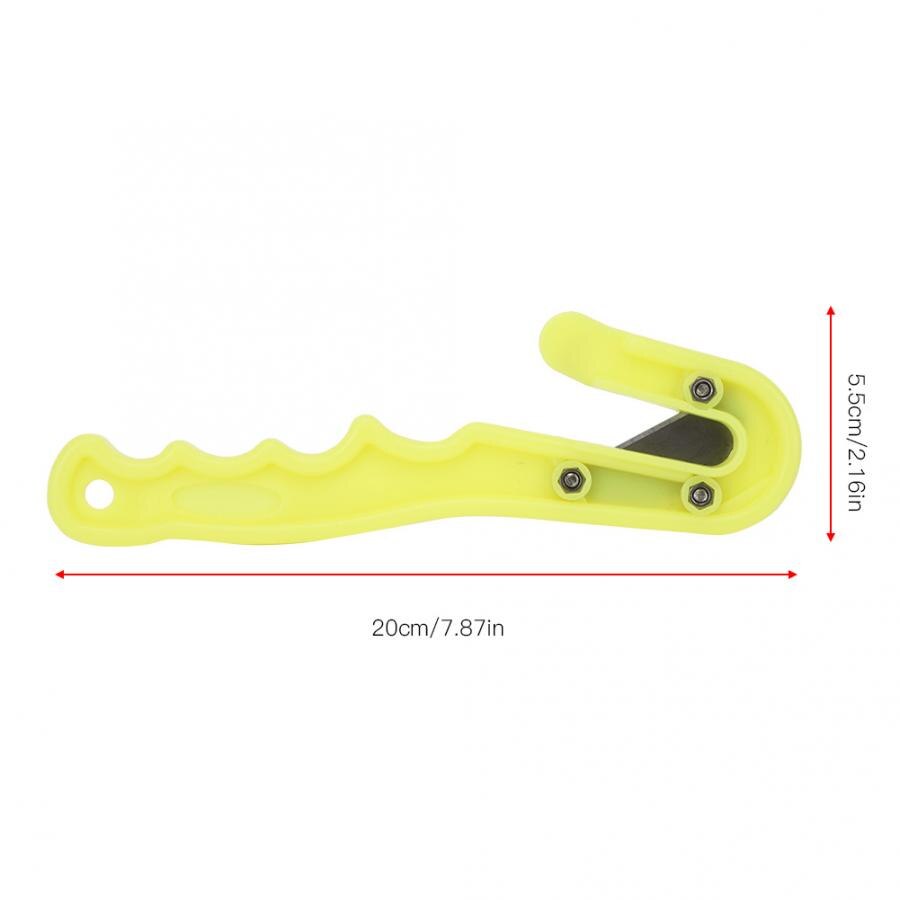 Portable Fishing Line&Cable Cutter Scuba Diving Dive Knife with 2 Spare Blades for Scuba Swimming Diving Accessories