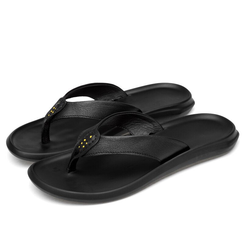 För gummisandaler tofflor cuero sommarskor bulk sandalia strand sport flip sandal flip utomhus äkta herren