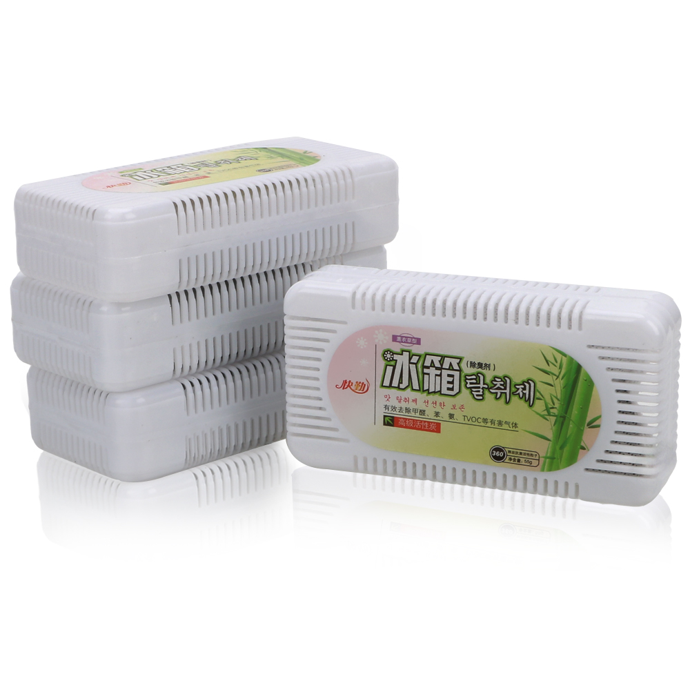 1Pcs Koelkast Deodorant Woonaccessoires Deodorant Doos Actieve Bamboe Houtskool Luchtreiniger Koelkast Geur remover