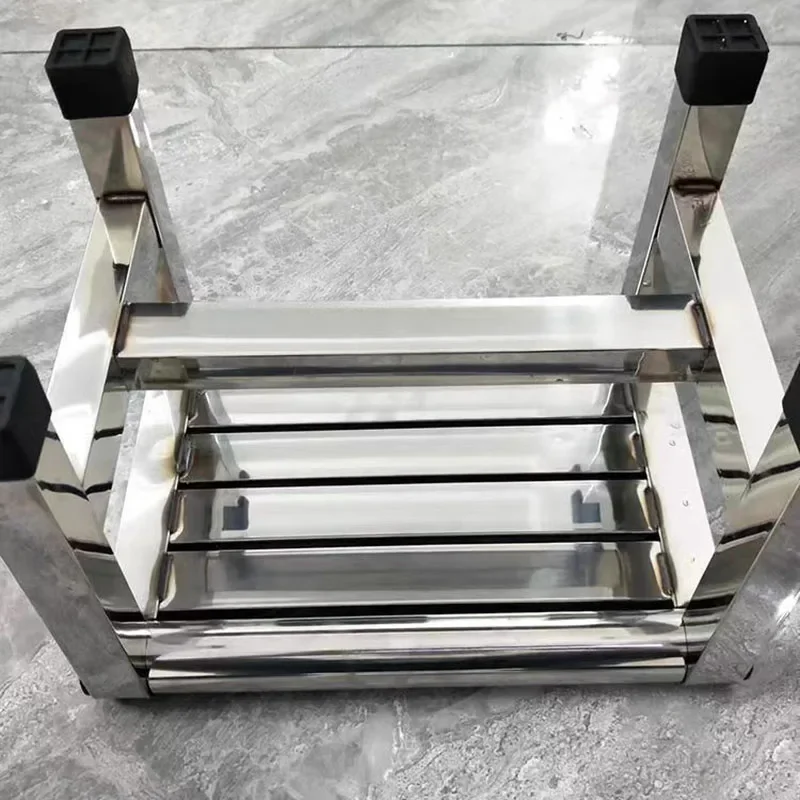 Waterproof Stainless Steel Low Stool Bath Bench Picking Stool Thickening Sgabello Pieghevole Portatile Household High Stool