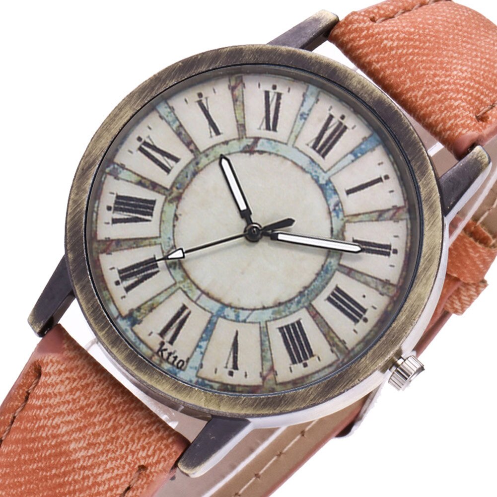 Montre à Quartz avec ceinture en cuir pour femmes, classique, sport, Business, LXH