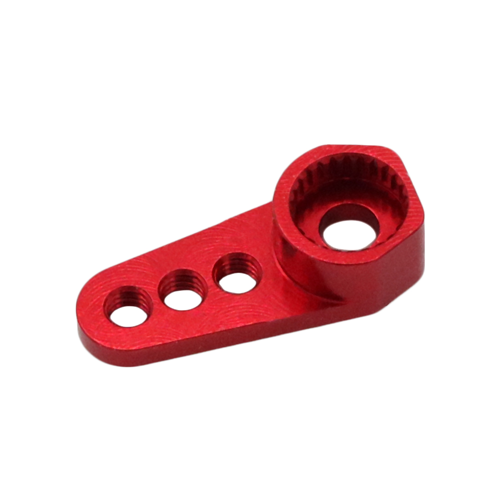 Brazo de dirección de bocina Servo RC 25T de aluminio para coche trepador de control remoto TRX4M Bronco Defender 2065T piezas de mejora de coche RC 1/18