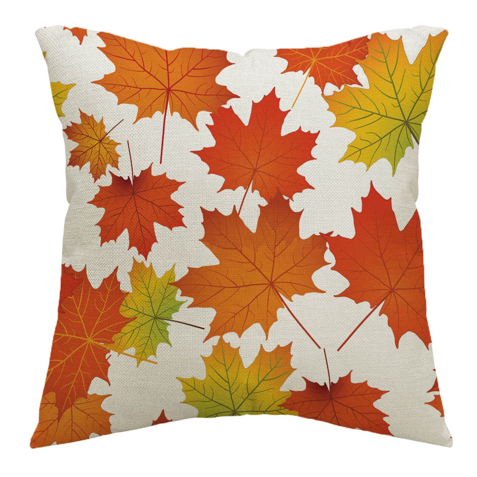 Kussenhoes Maple Leaf Patroon Kussensloop Katoen En Linnen Kussensloop Home Deco Woonkamer Pillowcovers 45X45cm