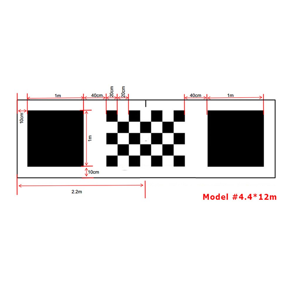 2D/3D Universal Calibration Cloth Special for 360 Degree Surround 2D Bird View System Easy Inatll Debugging Clothes