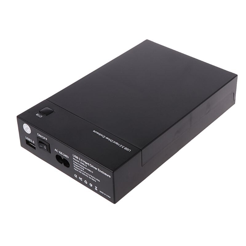 Carcasa de disco duro portátil, USB 2,5 a SATA3.0, doble alta velocidad, 3,5 ",", SSD, SATA, caja de carcasa externa, L4MD