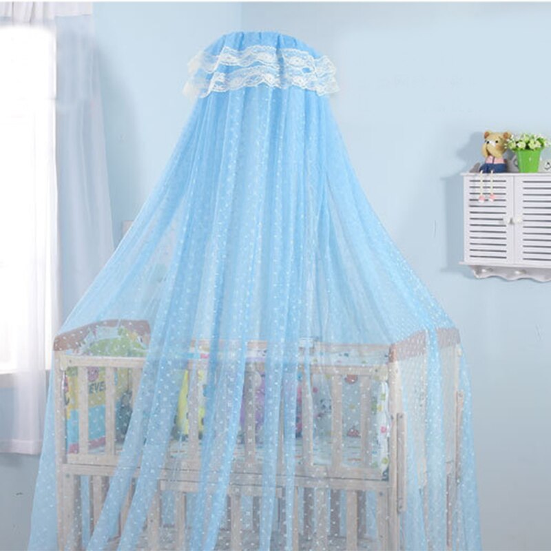 Baby Bett Hängen Baldachin Moskito Netz Prinzessin Bett Baldachin Mädchen Zimmer Dekoration Baby Krippe Netz Zelt freundlicher Zimmer Dekor Baldachin: Blau