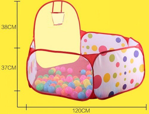 90 Cm/120 Cm/150 Cm Opvouwbare Kinderen Veilig Indoor Ballenbad Spelen Tent Veiligheid Mesh Baby Kinderbox baby Spelen Speelgoed Tent: 120cm