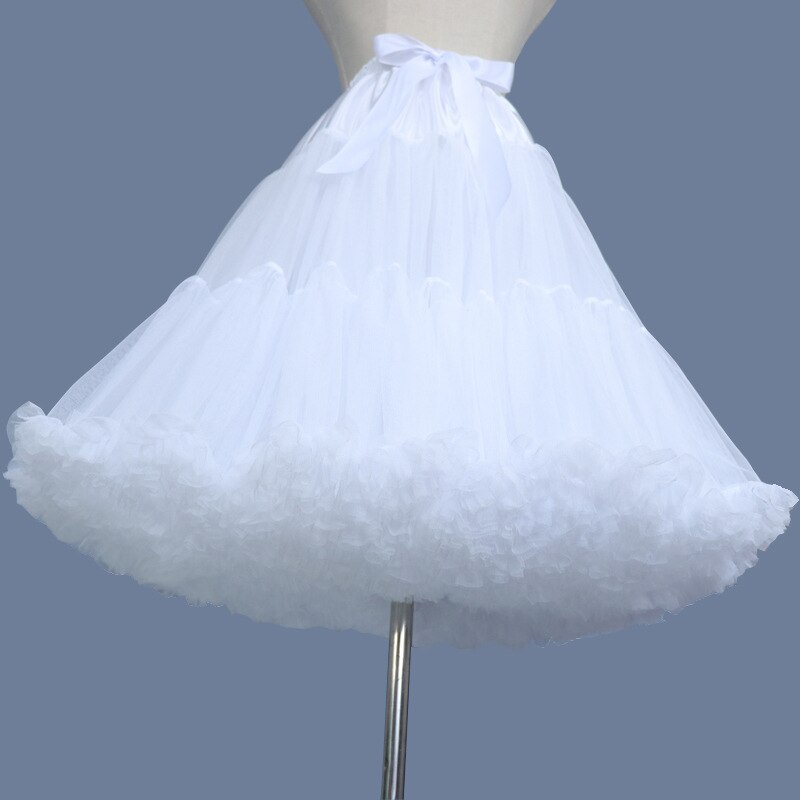 White Black Lolita dress skirt Petticoats 2022 Jupon lolita petticoat underskirt Falda Cerceau mariage