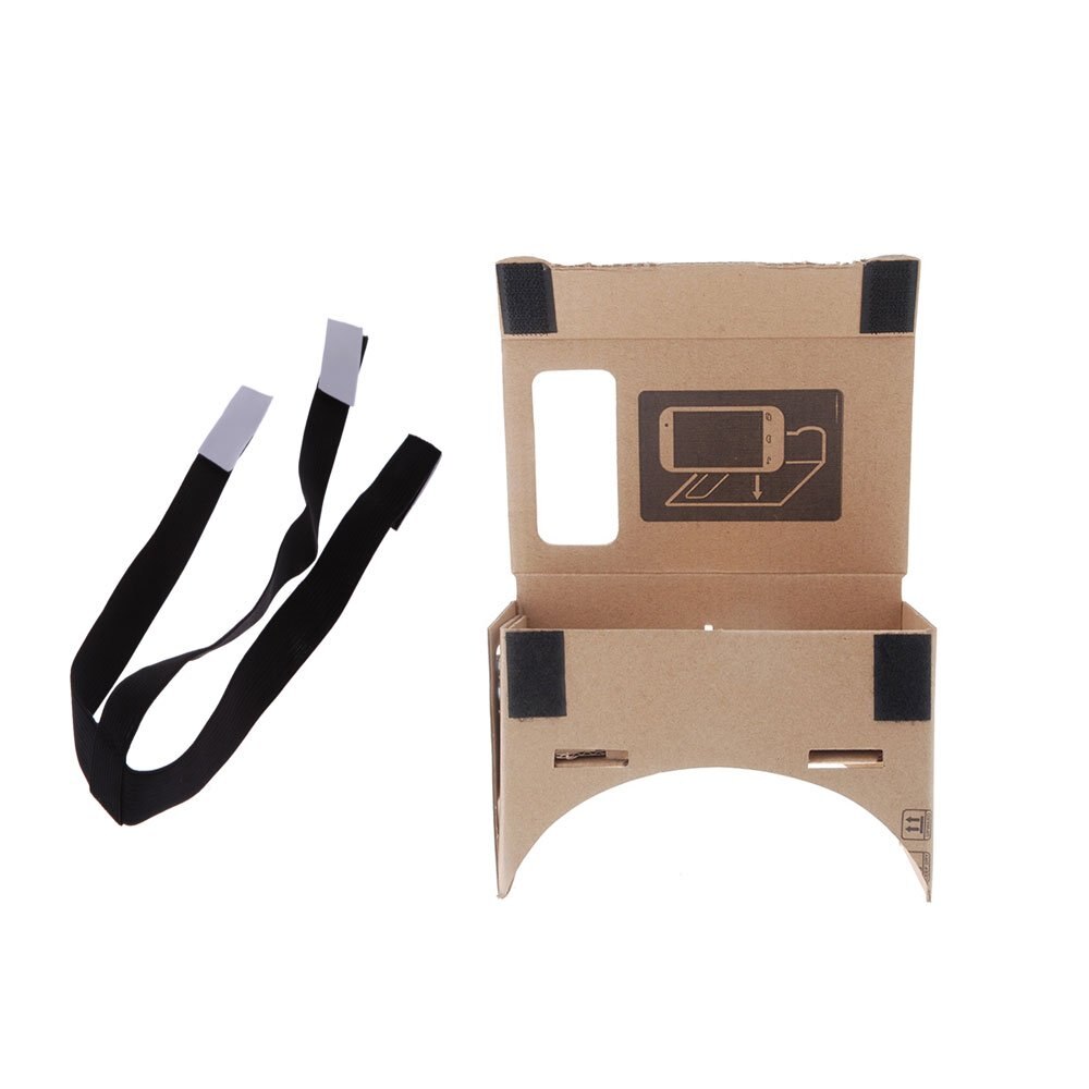 VR Virtuelle Realität Google 3D Gläser + ein gürtel für einstellbare elastische abnehmbare schwarz kopf: A1
