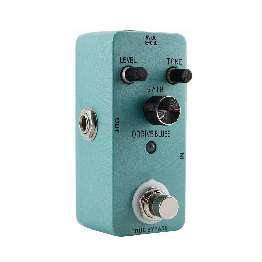 Guitar Effect Pedal Odriver Blues Music Style Overdrive Pedal True Bypass Electric Footswitch Processor Distortion Tuner