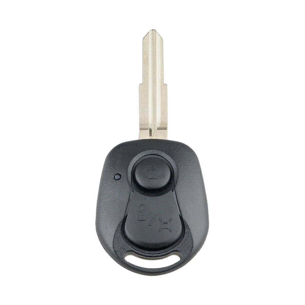 BHKEY para Ssangyong Key Shell 2 botones carcasa de la llave a distancia del coche para Ssangyong Actyon Kyron Rexton 2005-funda inteligente para mando a distancia de coche