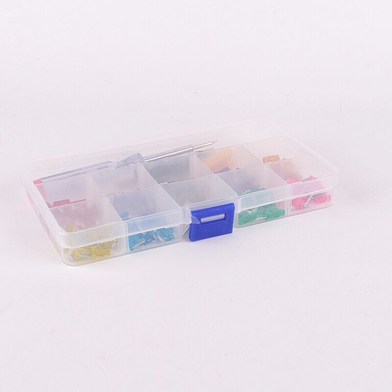 Generisk bil micro mini säkring 3/4/5/7.5/10/15/20/25/30/35a pack  of 100 +  testpenna