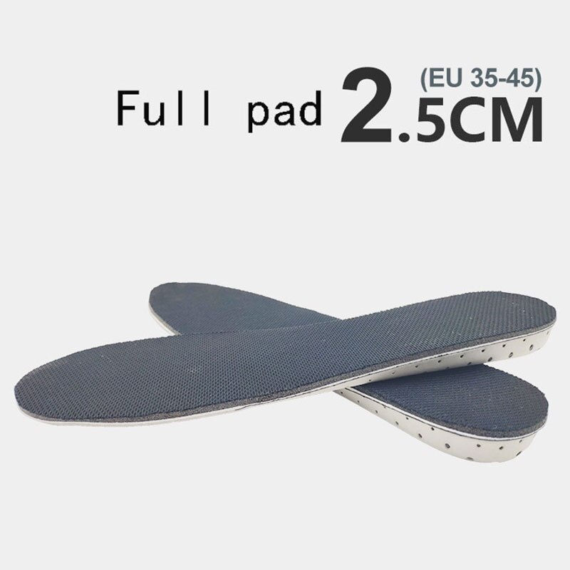 Height Increase Insoles Breathable Memory Foam Heel Lifting Inserts for Shoe Lifts Shoe Pads Elevator Insoles for Unisex