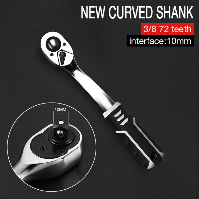 Universal Socket Gator grip Socket Wrench Set with Power Drill Adapter Chrom-Vanadium Steel from 7-19mm Self-adjusting DIY Tool: 8.26
