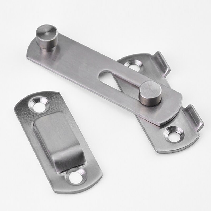 1Pcs Stainless steel Safe Door Bolts/Window/Drawer/TOILET/Bolts Manual Automatic Security Bolt Barrel Anti-theft door Buckle