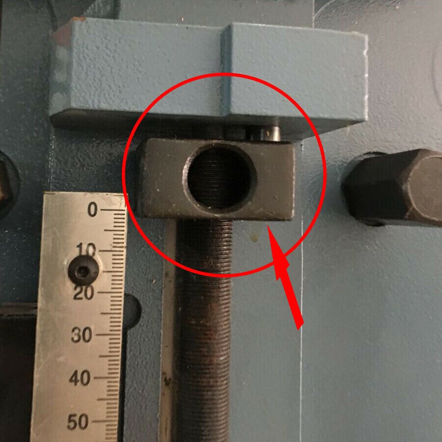 Herramientas de torno de fresado B163, perilla de parada de Quill, apta para piezas de molino BRIDGEPORT, 1 ud.
