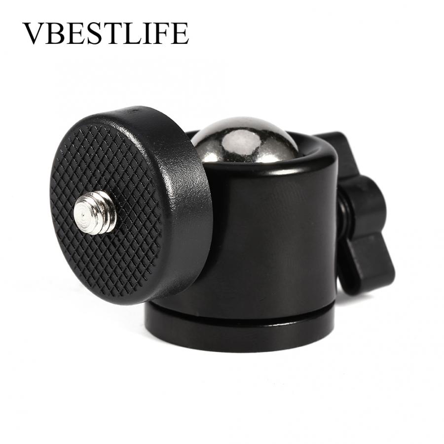 VBESTLIFE Mini 360 Swivel Rotatable 1/4'' Screw Ball Head Tripod Mount Ballhead Stand Bracket Portable for DSLR Camera